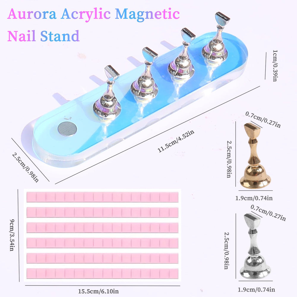 ANGNYA metal holders closeup highlighting sturdy construction and stable nail positioning benefit