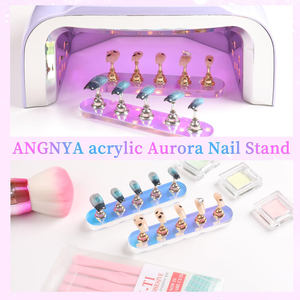 ANGNYA pre-cut mounting tapes pack showing 96 reusable squares and easy-removal benefit