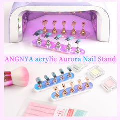 ANGNYA pre-cut mounting tapes pack showing 96 reusable squares and easy-removal benefit
