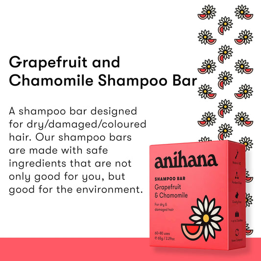 ANIHANA shampoo bar close-up texture revealing smooth, solid moisturizing formula