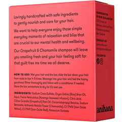 ANIHANA shampoo bar wrapped in compostable packaging reducing plastic waste