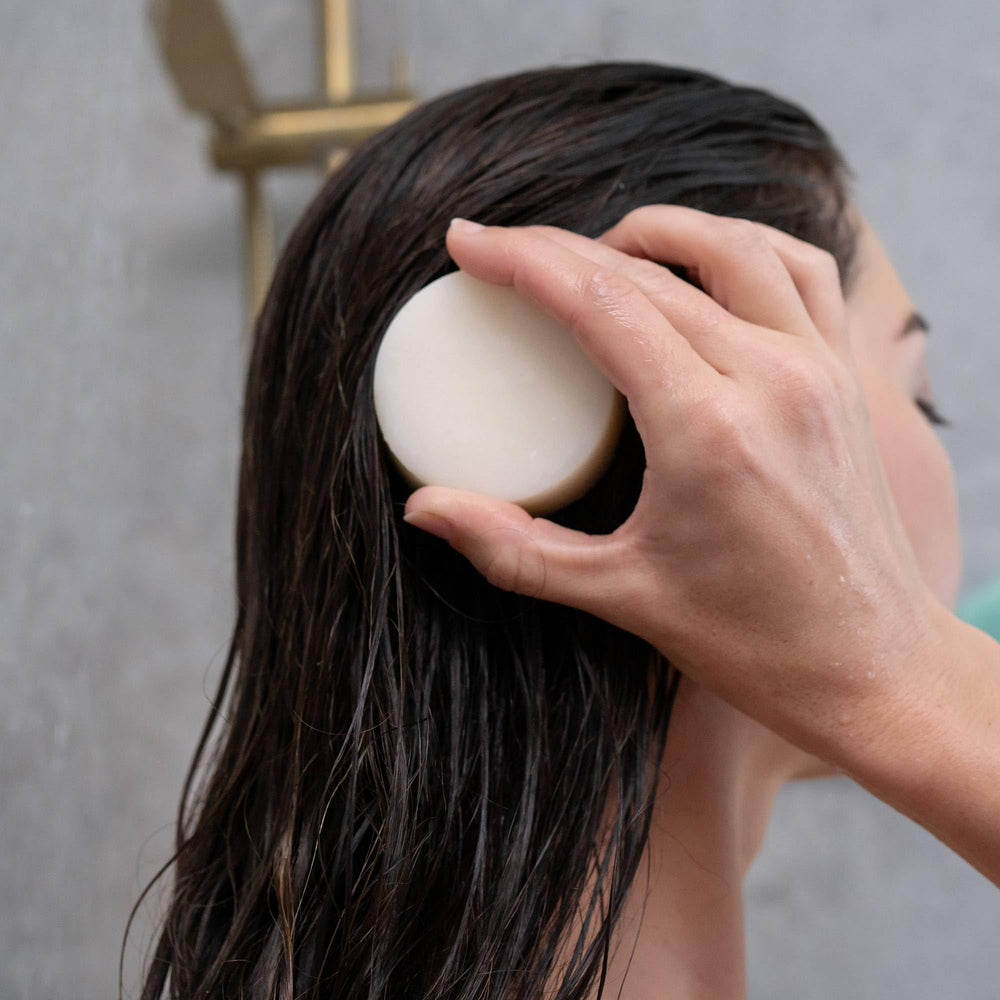 ANIHANA before and after hair showing smoother shinier strands benefit