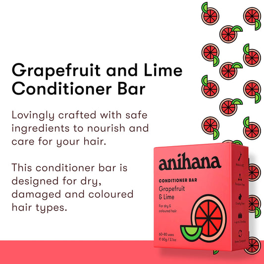 ANIHANA conditioner bar close-up of smooth texture highlighting moisturizing formula
