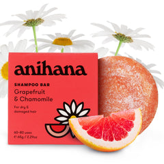 ANIHANA front packaging showing grapefruit and chamomile scent and eco benefits
