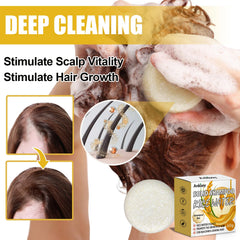ANKOOY conditioner bar with visible botanicals providing deep nourishment