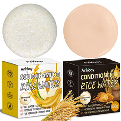 ANKOOY front packaging showing travel shampoo and conditioner benefits