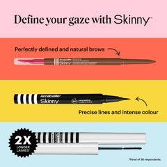 Annabelle skinny mascara label and ingredients close-up showing carnauba wax and hypoallergenic claim