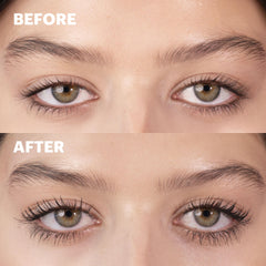 Annabelle skinny mascara texture swiped on skin showing smooth, clump-free formula benefit