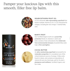 annmarie lip balm creamy texture close-up demonstrating smooth glide
