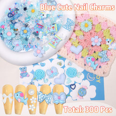 AnoleAir close-up of flower, bow and heart charms highlighting vibrant detail
