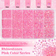 AnoleAir close-up of faceted resin gems highlighting bright reflective sparkle