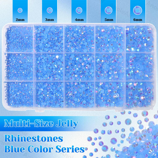 AnoleAir close-up of faceted jelly surface highlighting bright reflective sparkle