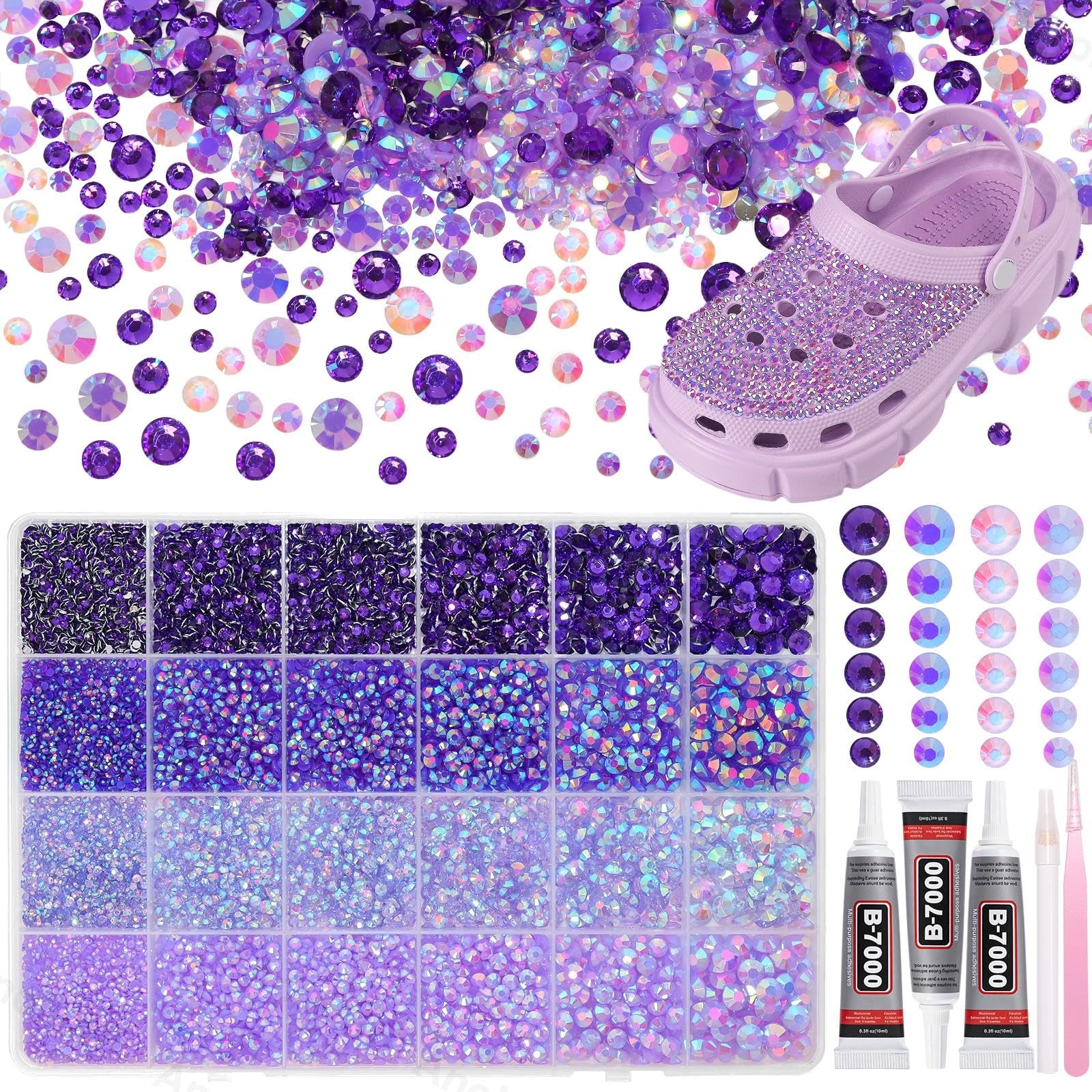 AnoleAir front packaging showing purple rhinestones and included pick-up pen for easy projects