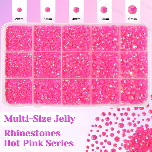 AnoleAir mixed sizes close-up highlighting vibrant sparkle and versatility