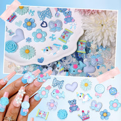 AnoleAir charms applied inside a clear phone junk case for layered style