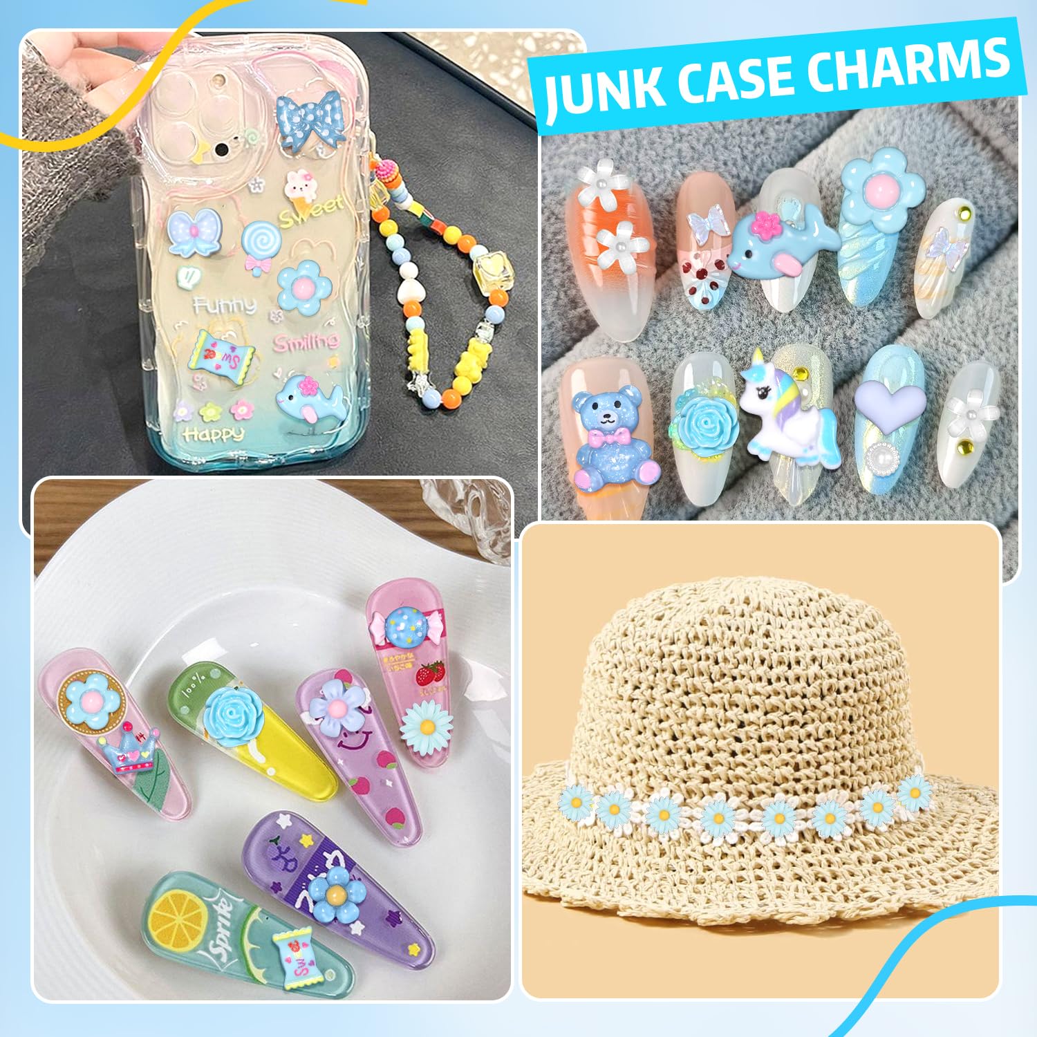 AnoleAir charms spread on a craft table inspiring DIY project ideas