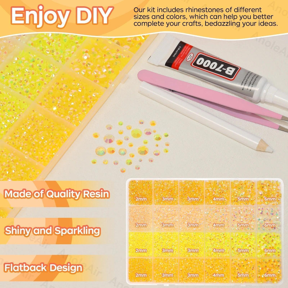 AnoleAir wax pick-up pen placing a rhinestone for precise, fast application