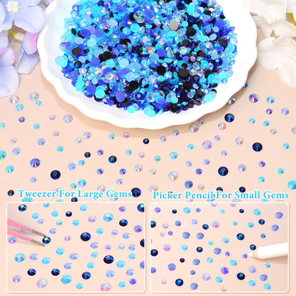 AnoleAir picker pencil and tweezers with gems for accurate application benefit