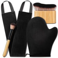 ANSPHIE front view of mitts and brushes showing complete kit benefit