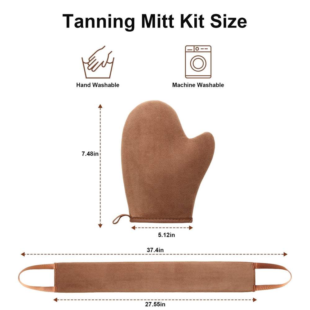 ANSPHIE mitt next to hand showing size and control benefit