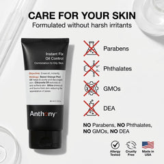 Anthony silica ingredient detail illustrating oil absorption and refined texture benefit