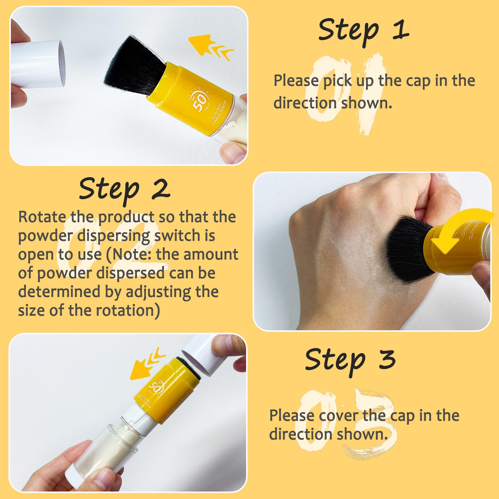Anweina application on face demonstrating oil control and invisible matte benefit