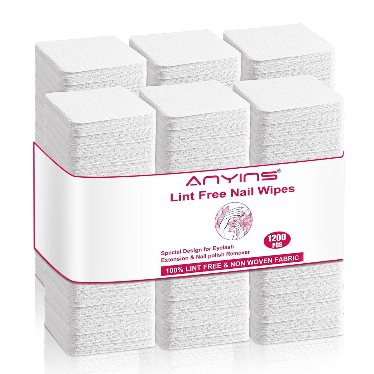 ANYINS front packaging showing resealable bulk pack and count benefit