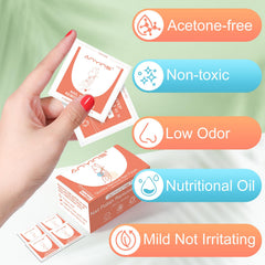 ANYINS nourishing oil texture on wipe showing conditioning benefit