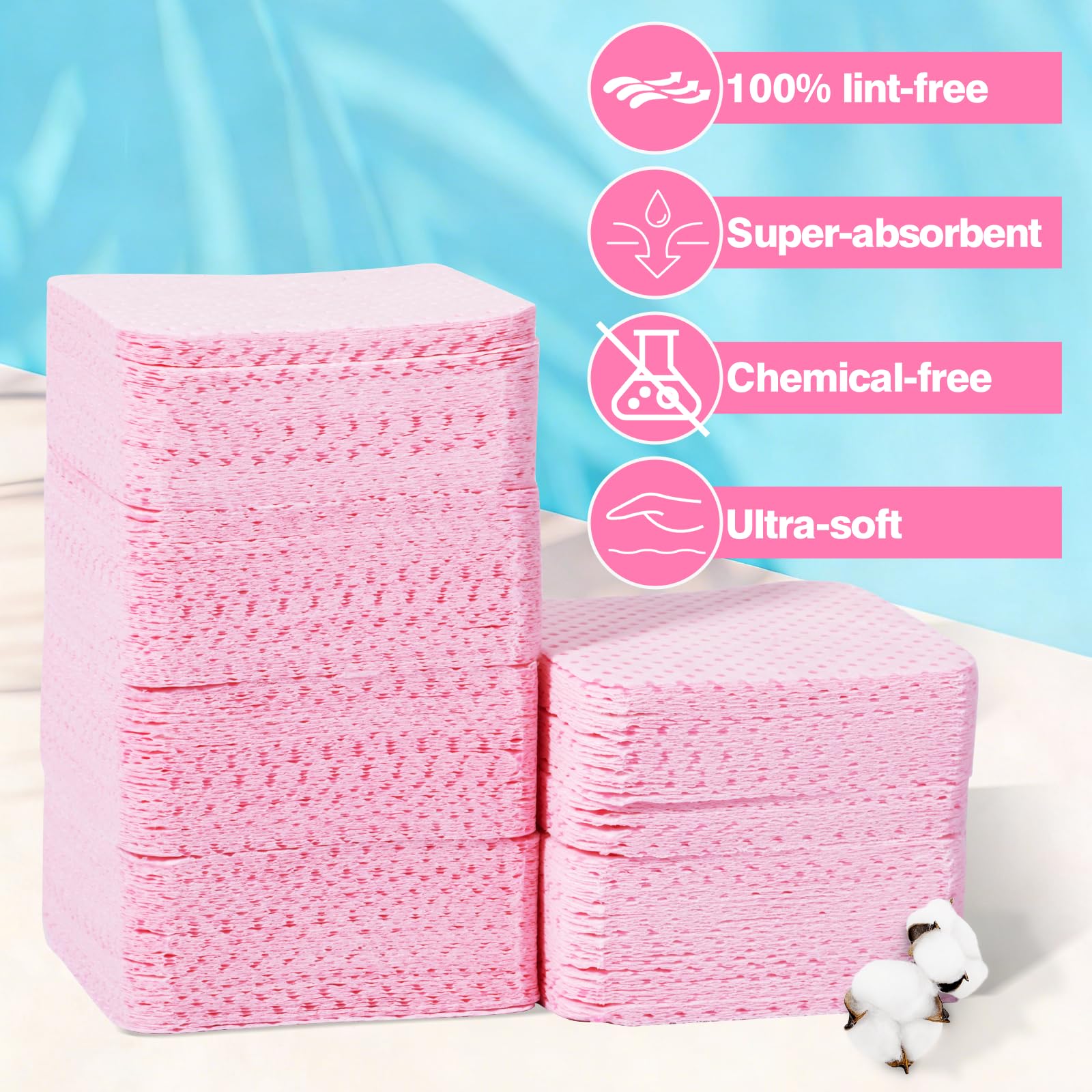 ANYINS wipe close-up texture highlighting lint-free surface