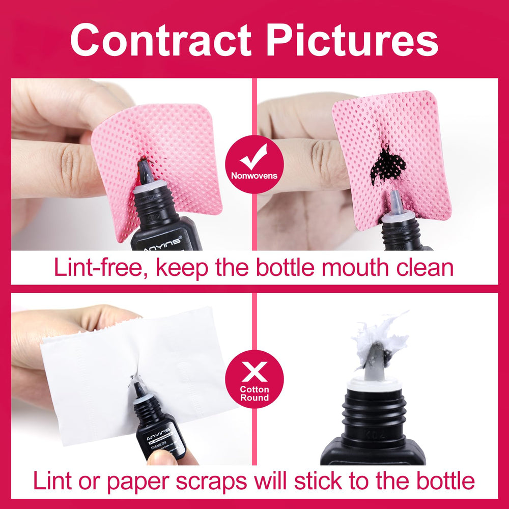 ANYINS wipes soaked with acetone showing strong tear resistance benefit