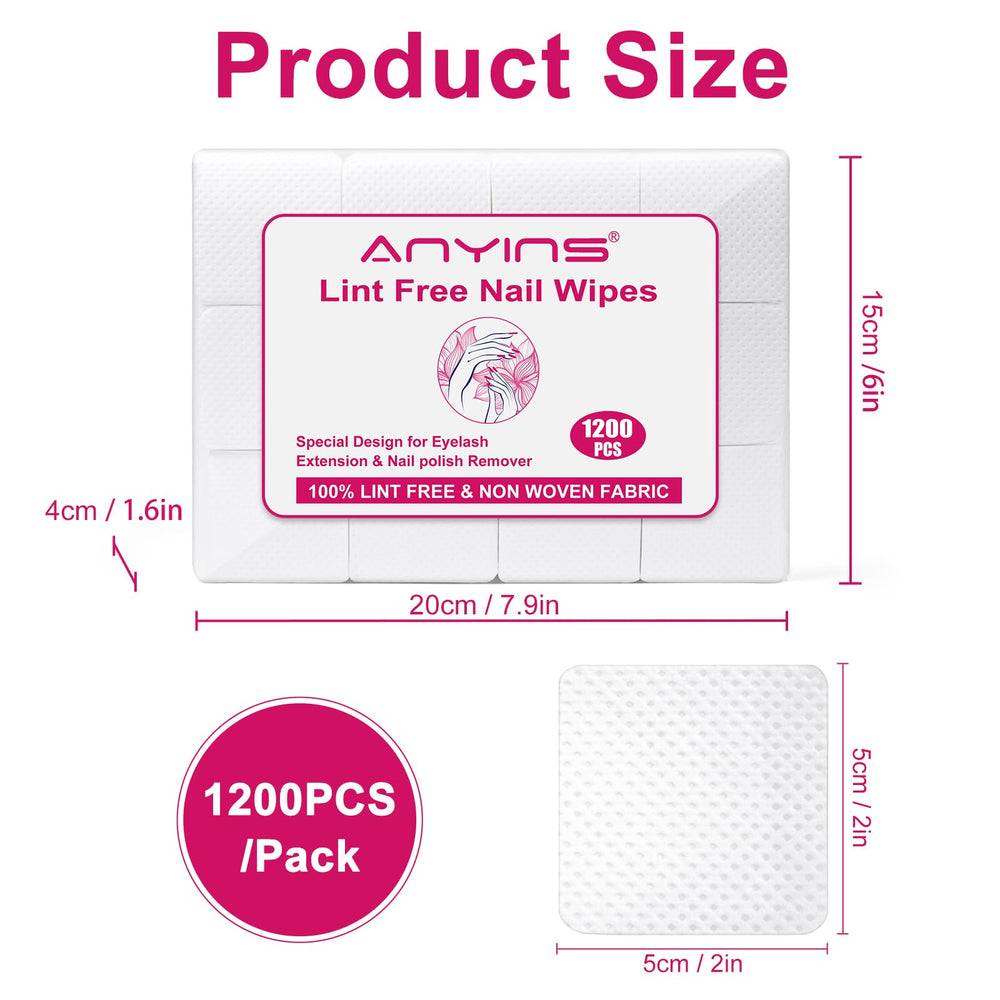 ANYINS wipe cleaning tweezers demonstrating lint-free tool care benefit