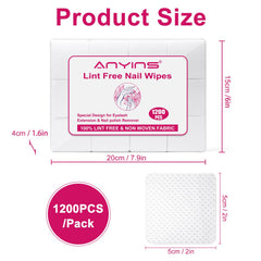ANYINS wipe cleaning tweezers demonstrating lint-free tool care benefit