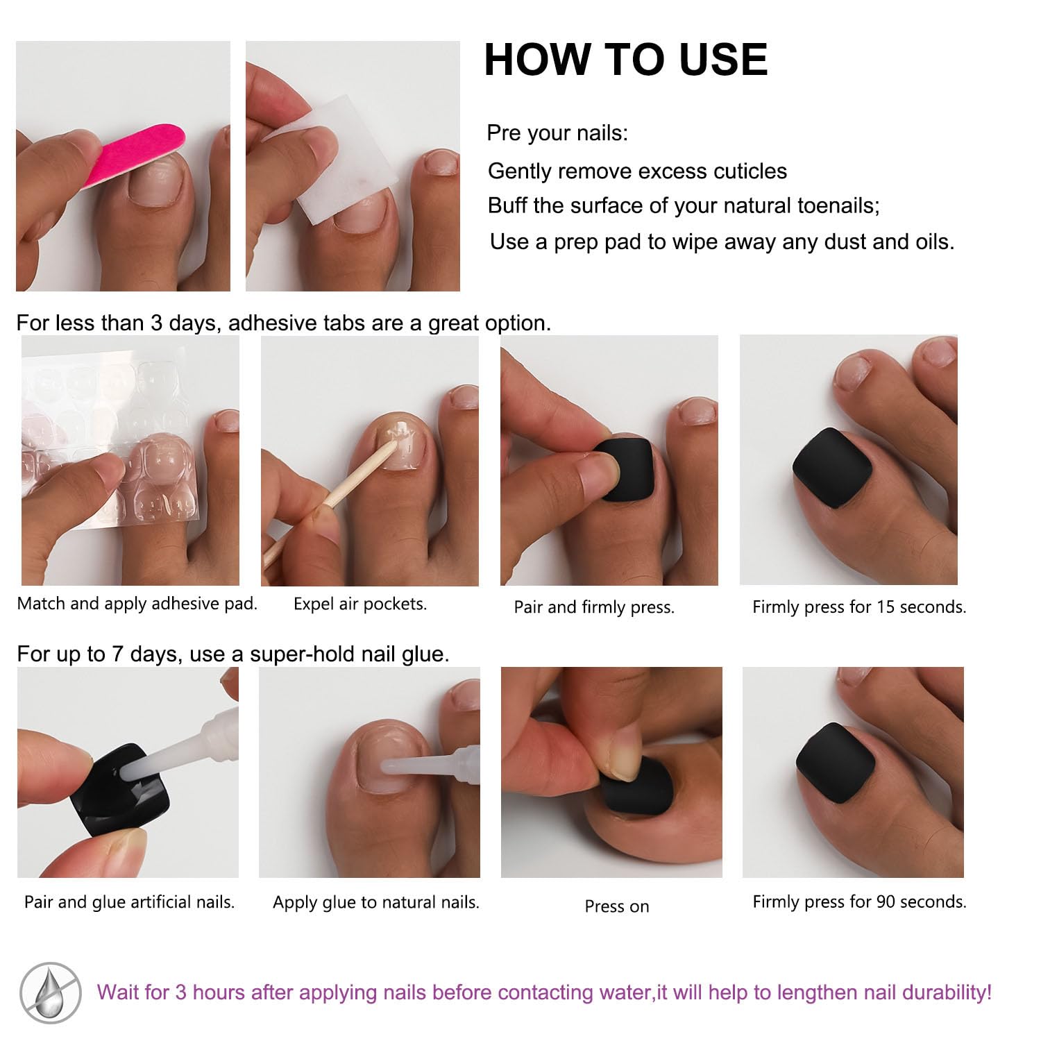 ANYOS accessory kit with glue and jelly stickers for secure wear