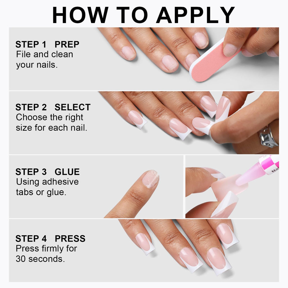 Anyos lifestyle shot: woman wearing press-on nails showing polished look and time savings