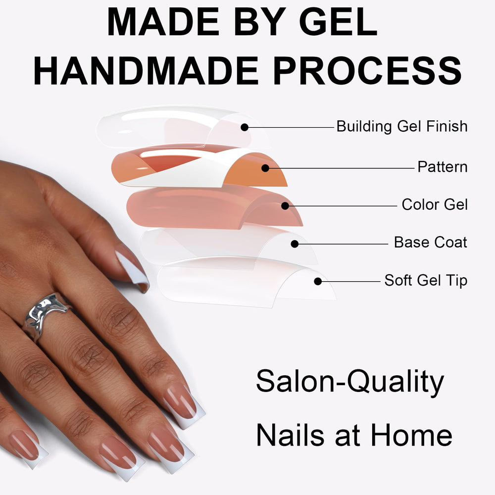 Anyos mocha French on model hands displaying ready-to-wear elegance