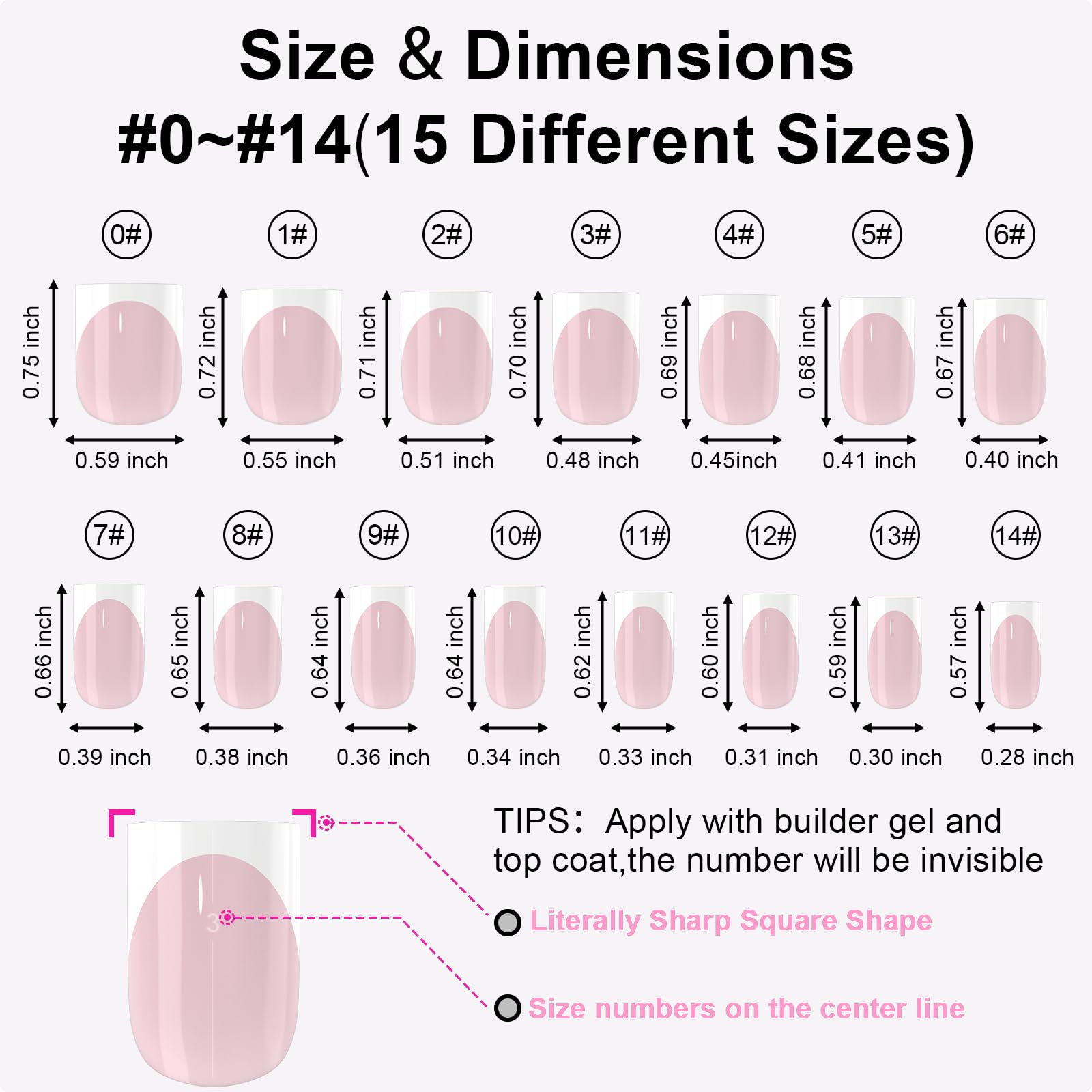 Anyos size array display with 15 sizes ensuring proper fit benefit