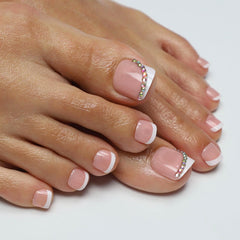 ANYOS toes wearing nails in sandals showing comfortable stylish result