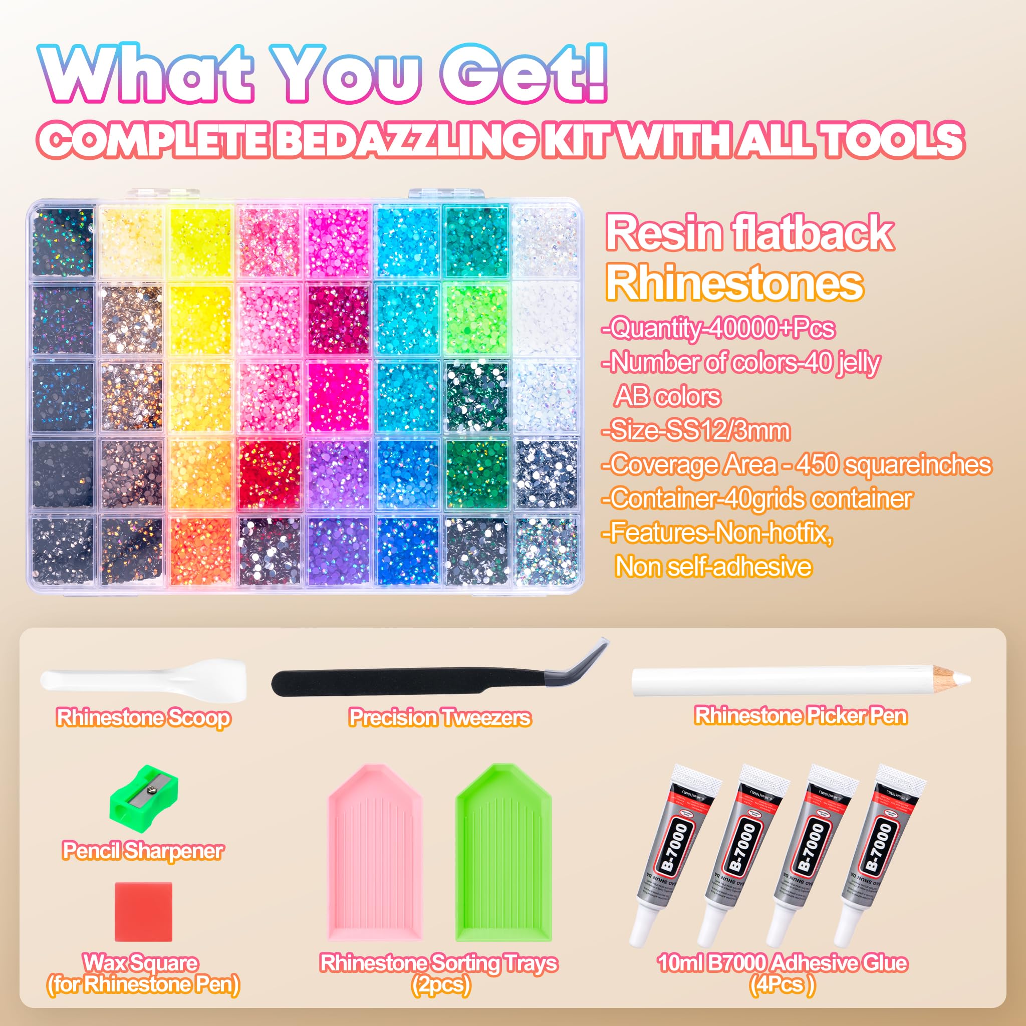 Anytin B7000 glue tubes with fine tips enabling precise adhesive control
