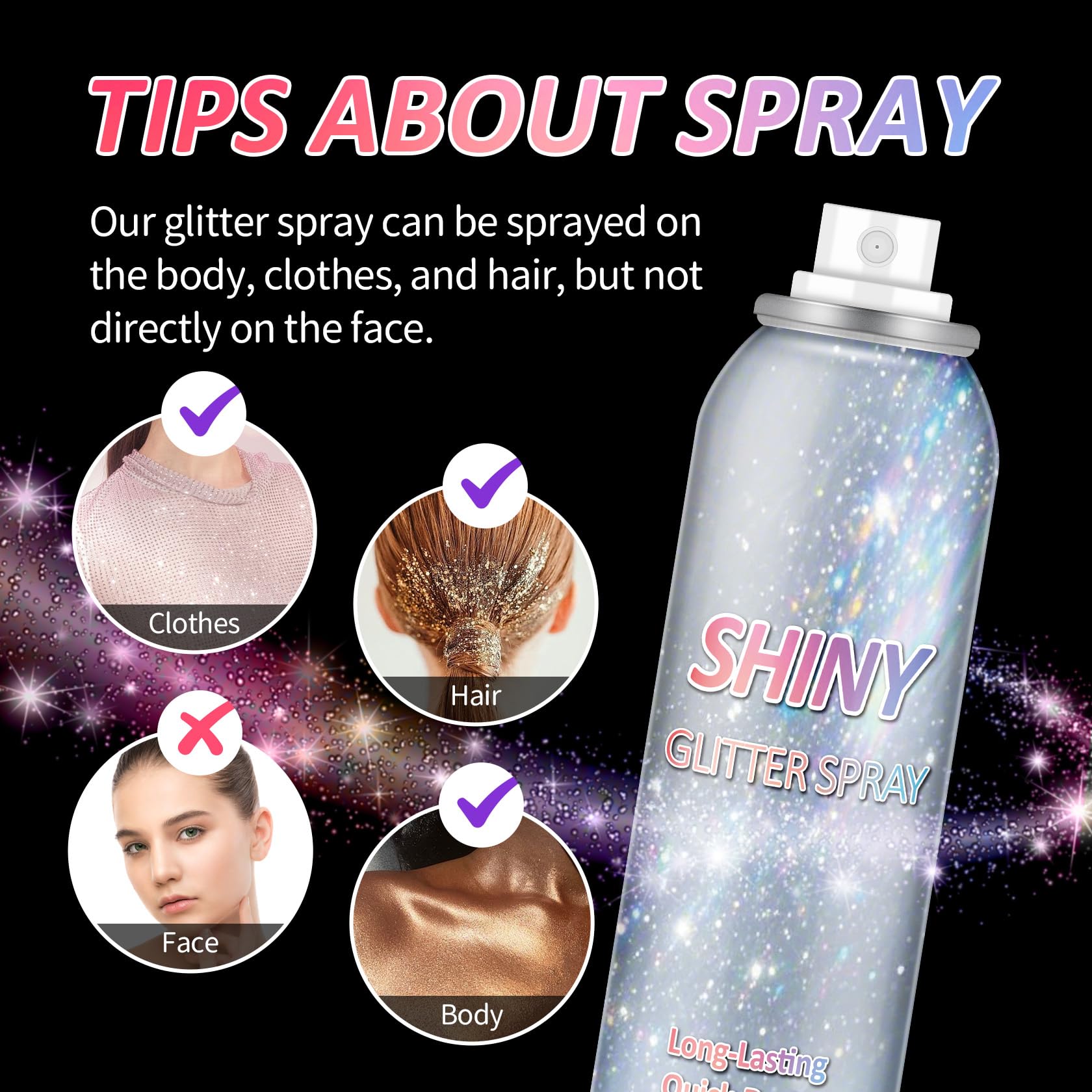 AOAZXBB macro glitter texture showing ultra-fine particles and smooth finish