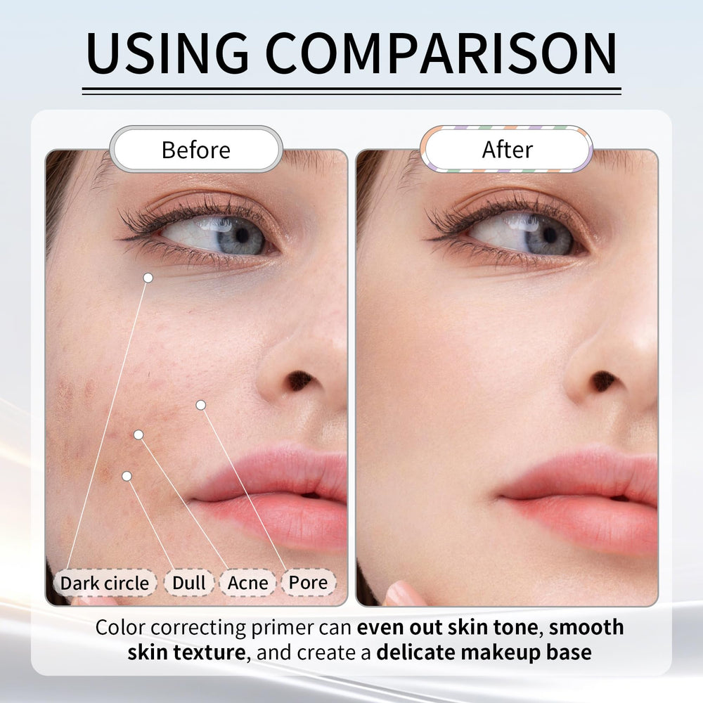 AOAZXBB applying primer with fingers for even base and oil control