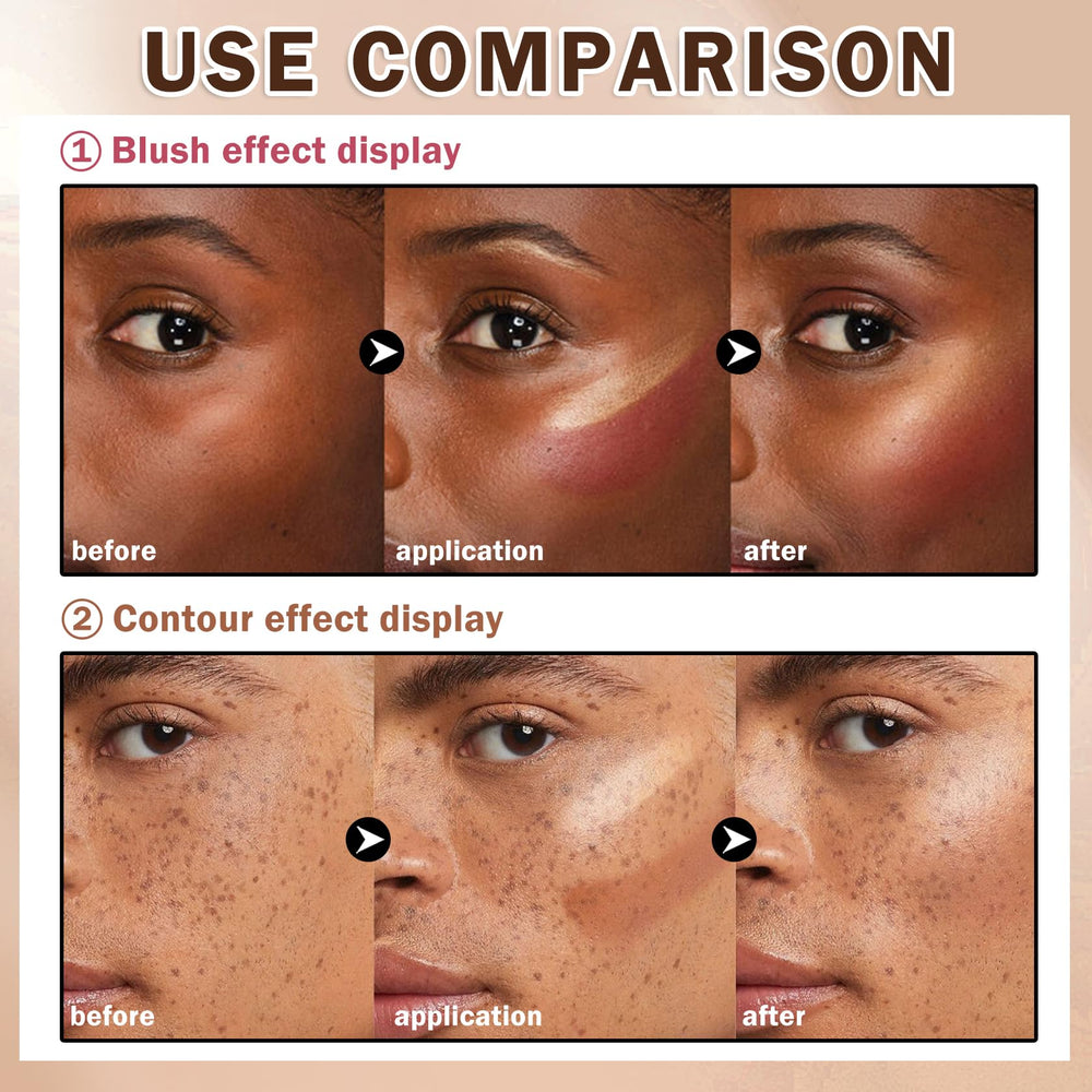AOAZXBB swatches on arm demonstrating blendability and buildable coverage
