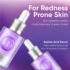 AOBBIY application on cheek demonstrating targeted use for refined texture