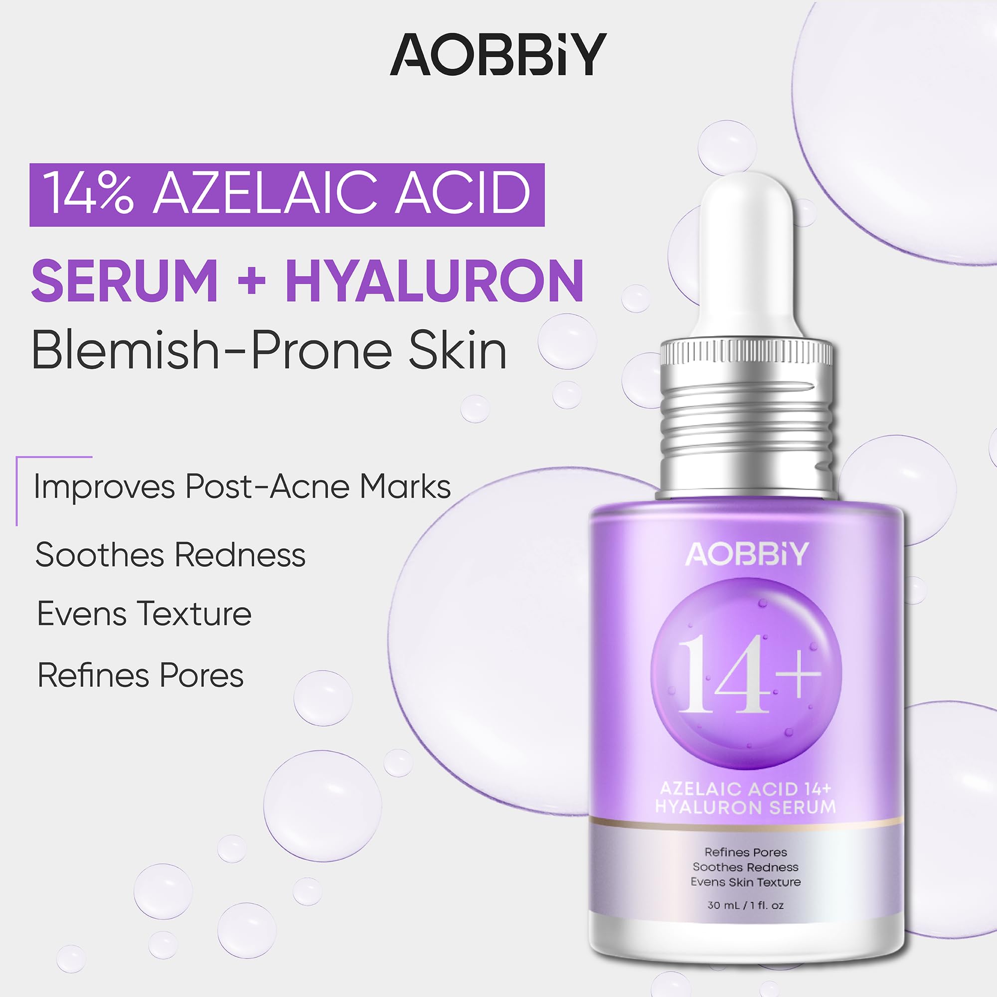 AOBBIY tube close-up showing nozzle and cap for precise dispensing benefit