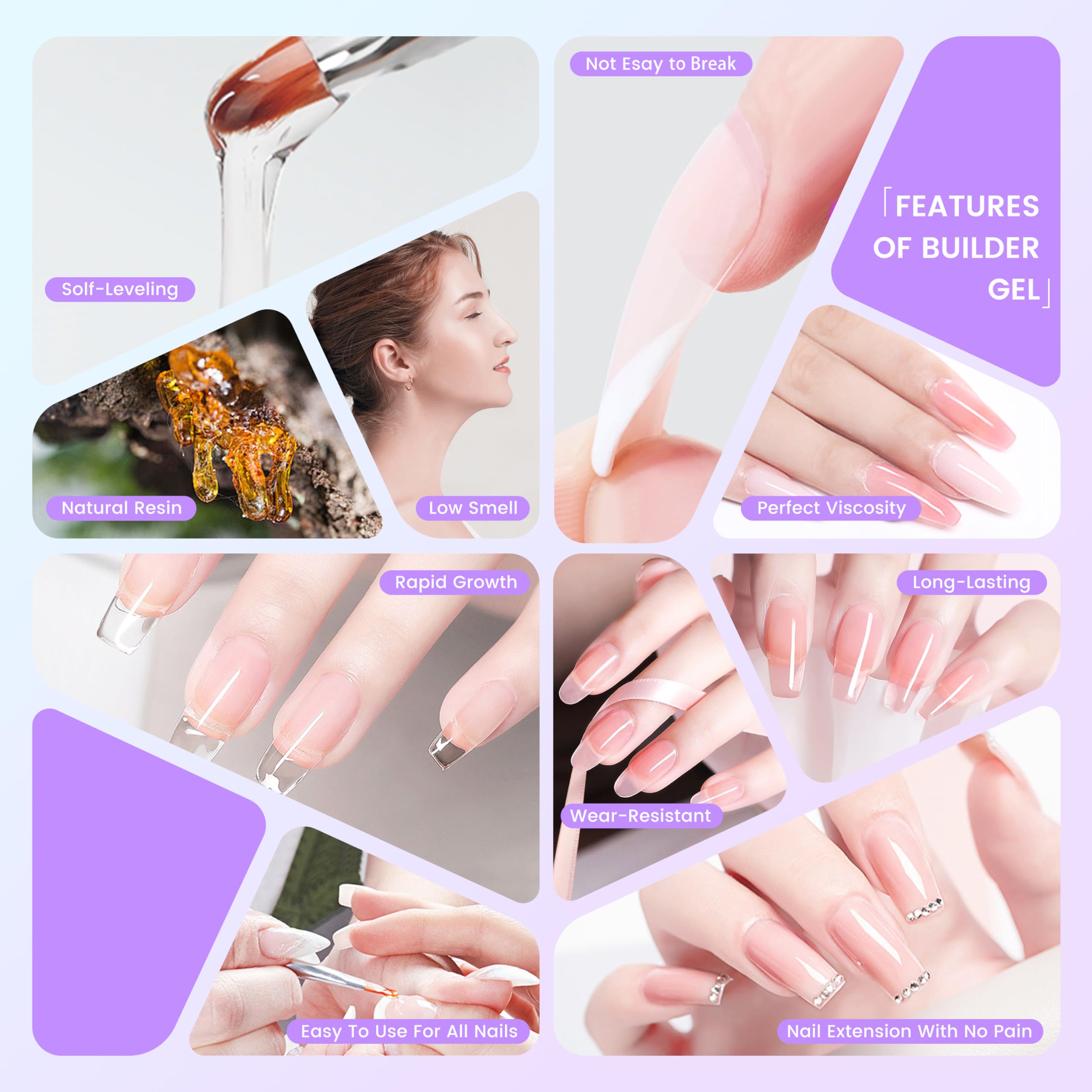 AOBOO lifestyle shot of home nail kit setup showing convenient DIY salon result