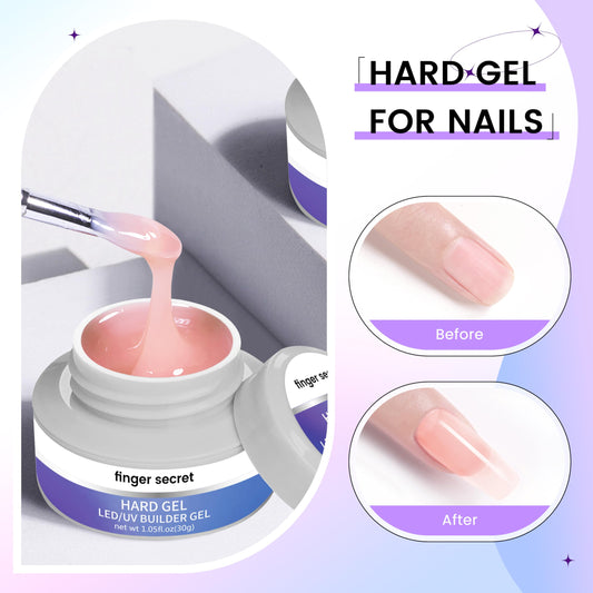 AOBOO open jar close-up showing gel texture for easy sculpting and strong hold