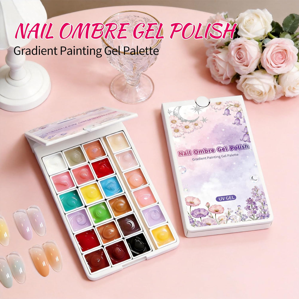 AOBOO sponge ombre in action demonstrating easy gradient technique