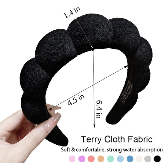 AOENJIE terry cloth close-up highlighting soft absorbent texture benefit