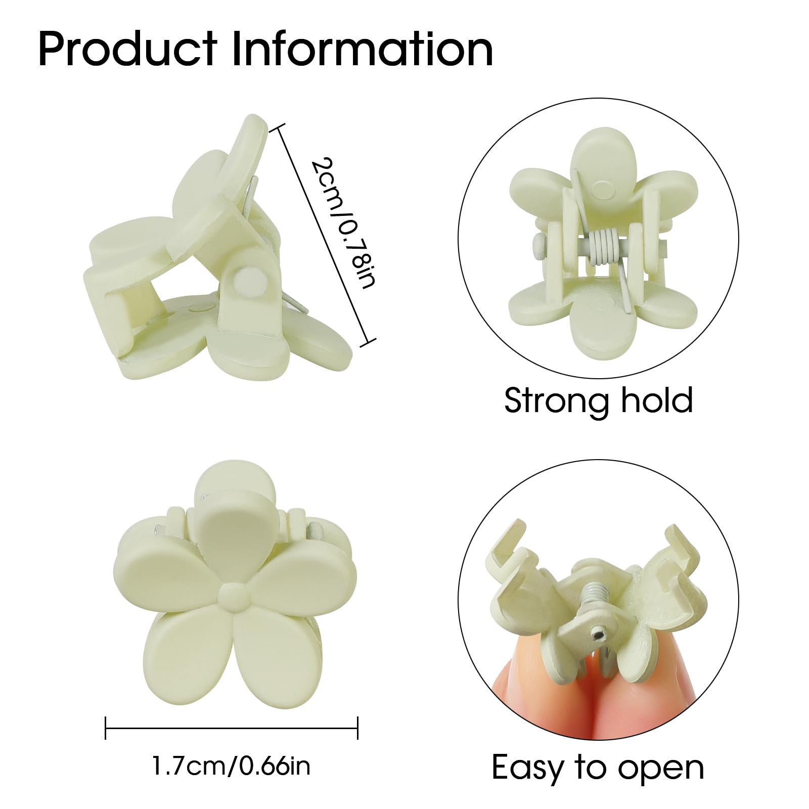 AOENJIE close-up of clip teeth and spring highlights secure grip
