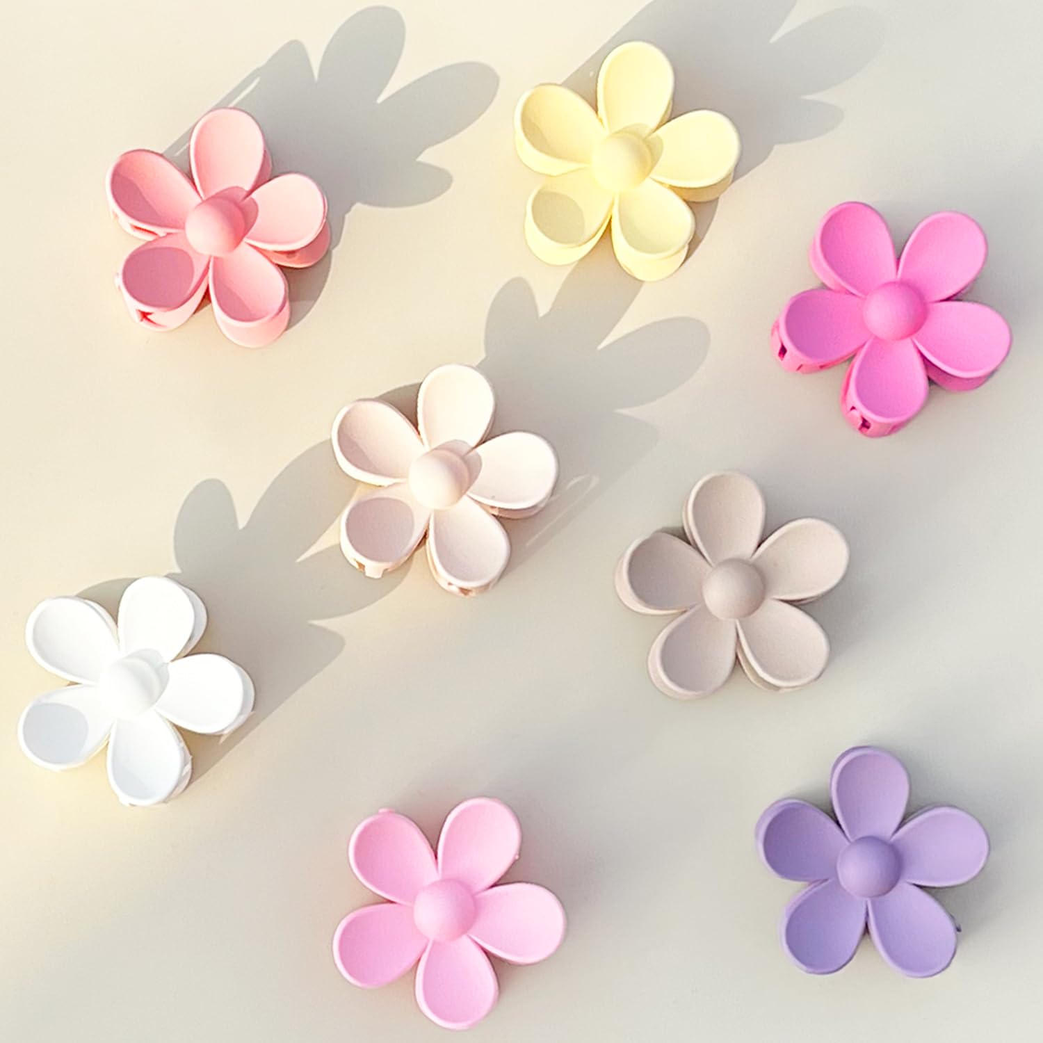 AOENJIE flower clip in bathroom routine holding hair during skincare
