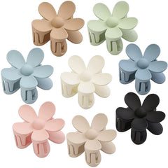 AOENJIE front view of eight-color flower clips showing variety and storage benefit